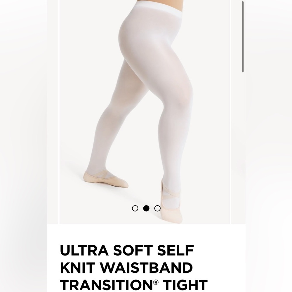 Capezio - Ultra Soft Self Knit Waistband Transition Tight